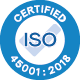 Logo Certifié ISO 45001